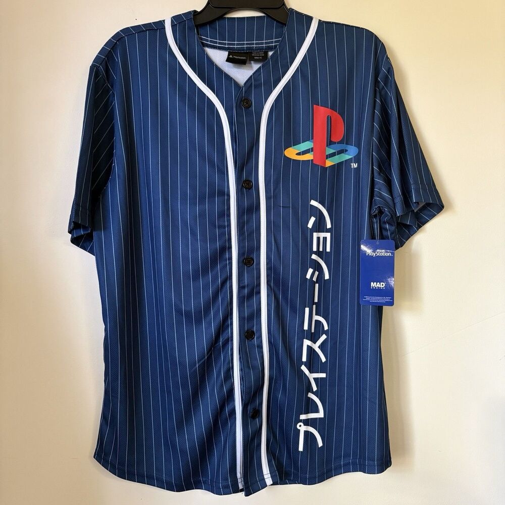 PLAYSTATION Short Sleeve Small Jersey Unisex Logo PlayStation Logo NEW W/ TAGS